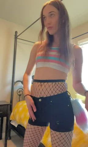 fishnet and girl dick