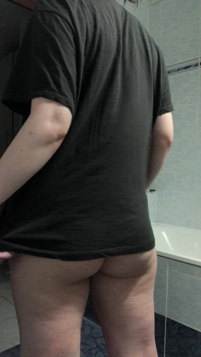 Alt Ass Booty Glasses Goth Jiggling Pale Thong gif