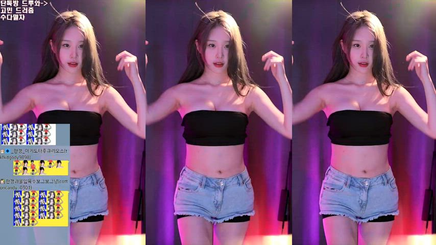 asian big tits dancing korean gif