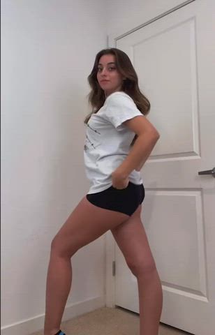 booty latina shorts gif