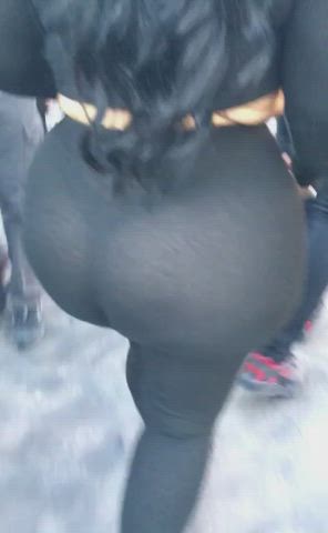 Ass Booty Leggings Public Thick gif