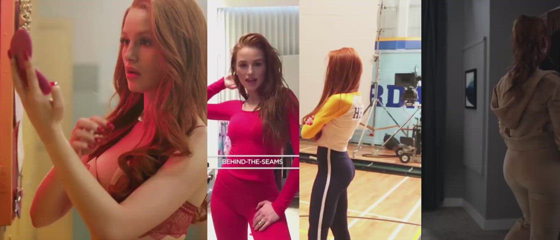 bubble butt madelaine petsch redhead gif