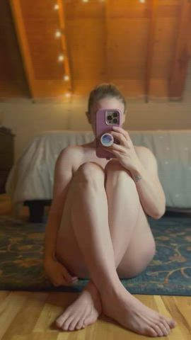 amateur big tits blonde milf onlyfans selfie gif