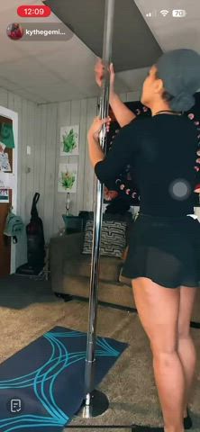 accidental ebony natural tits nipple nipple piercing nipslip tiktok tits gif