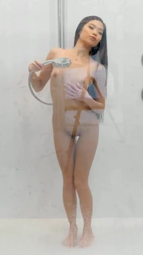 asian naked petite shower vina sky gif