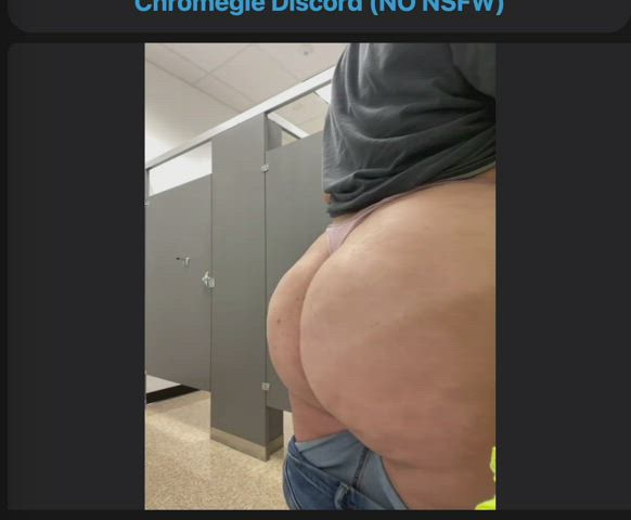 Hey people! I found the biggest ass on Omegle