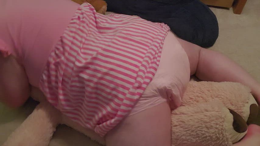 diaper humping sissy gif