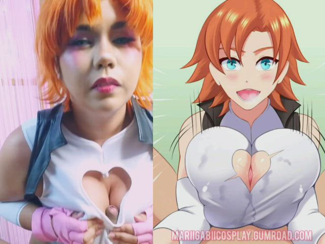 Nora Valkyrie - boob fuck by mariigabiicosplay