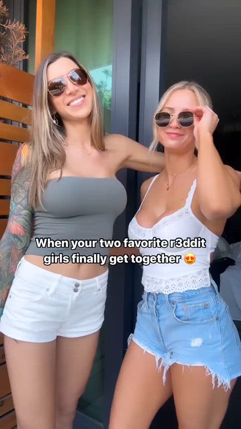 hotwife lesbian sfw gif