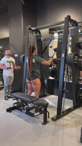 ass fitness muscles gif