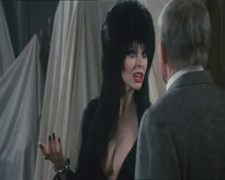 Boobs Cassandra Peterson Goth gif