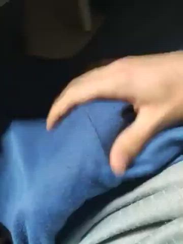 Big Dick Cock Teasing Underwear gif