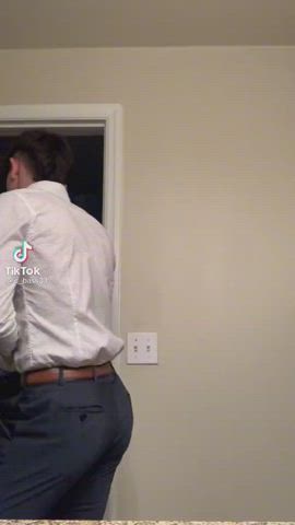 Bubble Butt Clothed Dancing Gay TikTok Twink gif