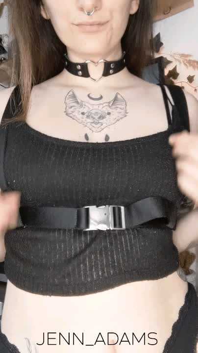 boobs brunette cute natural tits onlyfans tattoo tits gif