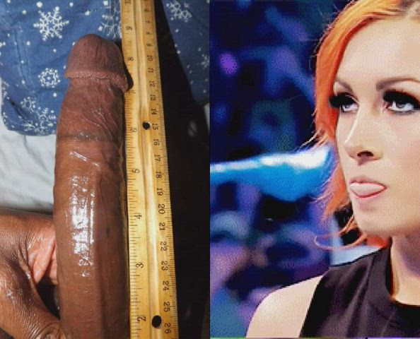 Becky is loving the size of that Black Cock ♠️🍆