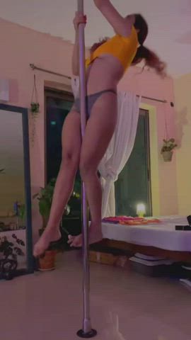 desi indian panty peel pole dance underboob gif