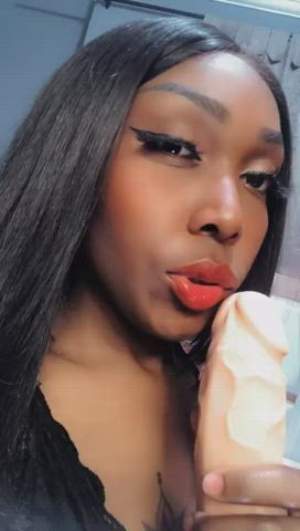 blowjob ebony sucking gif