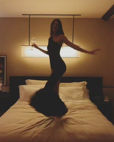 ass brunette celebrity kendall jenner legs natural tits small tits gif