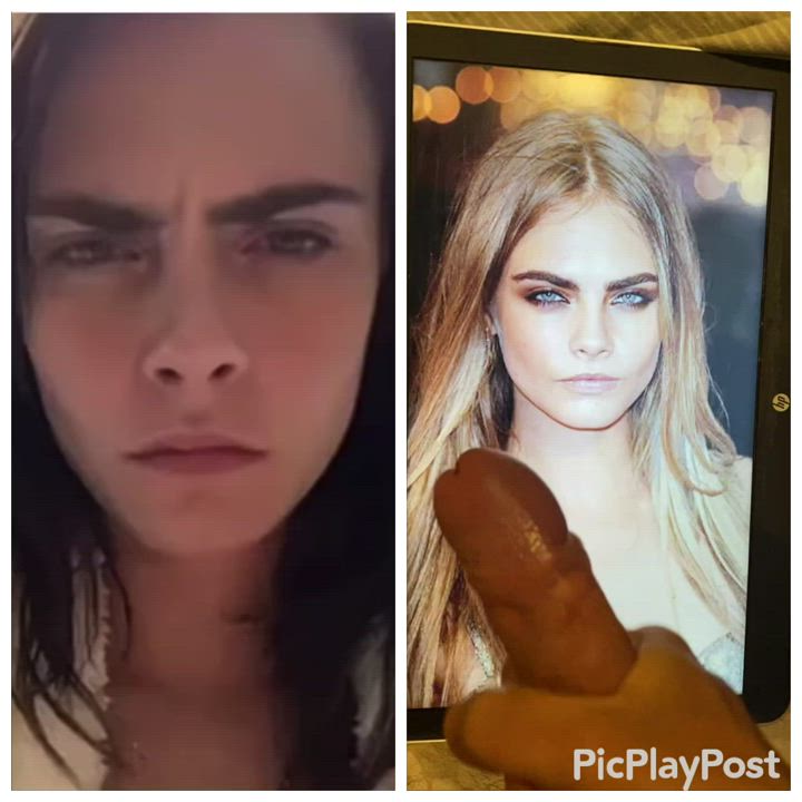 Cara Delevingne reacting to my tribute ?