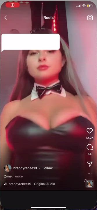 Big Tits Blonde Boobs Busty Cosplay Tease gif