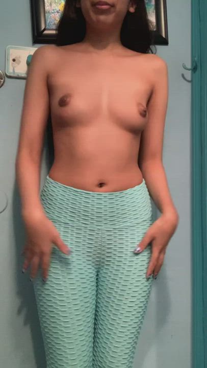 Would you fuck a Mexican girl with tiny tits and a juicy ass?