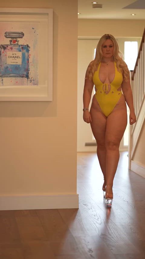 big ass bikini boobs chubby curvy erotic legs panties thick tits gif