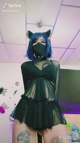 Alt Dancing Goth TikTok gif