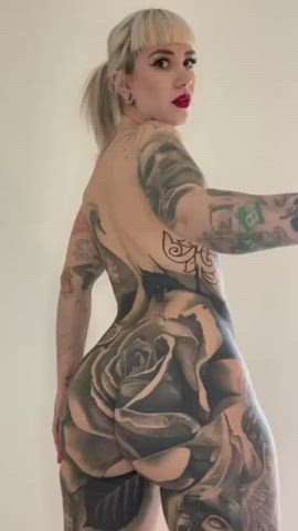 Ass Big Ass Bikini Blonde OnlyFans Pornstar Tattoo gif