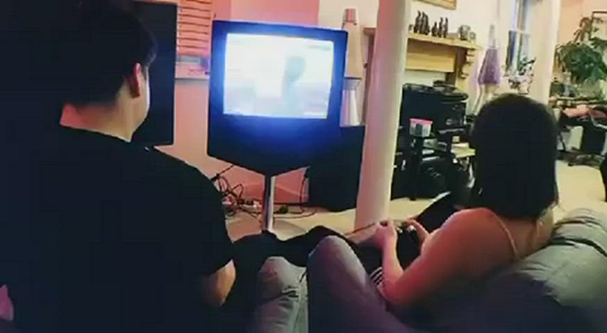 Forced Freeuse Gamer Girl gif