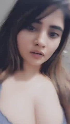 bhabi big ass big tits desi girlfriend indian romantic selfie gif