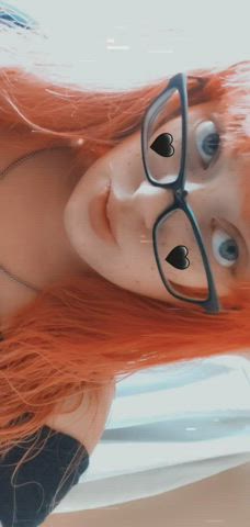 Boobs Chubby Glasses Goth Tease Teasing Tits gif