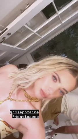 Ashley Benson Cleavage Natural Tits gif