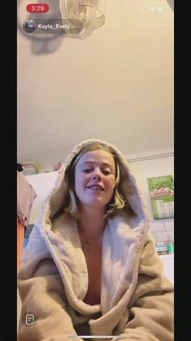 accidental big tits nipple nipslip tiktok tits gif