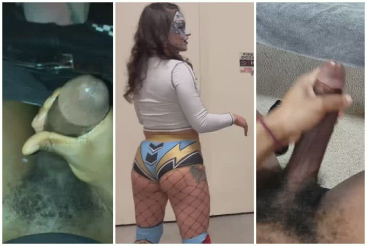 Thunder Rosa's phat latina ass makes BBC's explode 😩