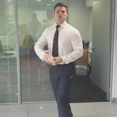 accidental ass gay office gif
