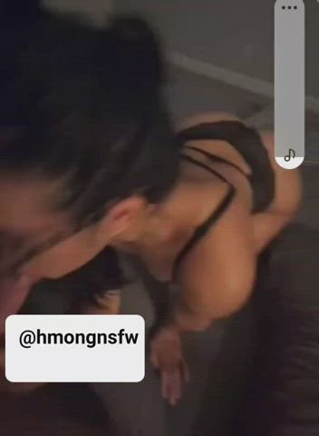 Asian Blowjob Lingerie gif