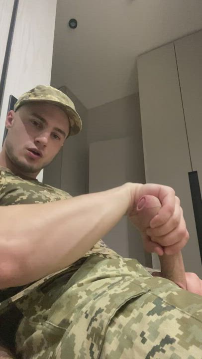 Wanna taste my army cock ?