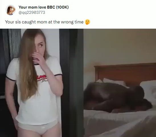 bbc caption caught cheating daughter interracial mom sister voyeur gif