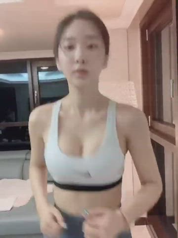 Asian Big Tits Korean gif