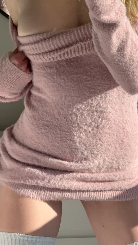 My pussy is soft, tight, and cozy. Just like my dress 🥰