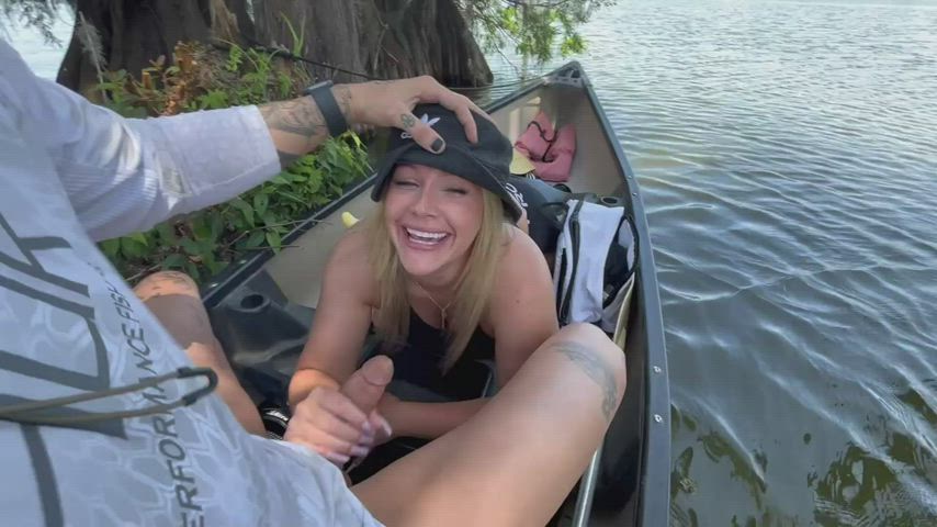 bwc blowjob boat couple deepthroat freeuse kinky outdoor step-mom voyeur gif