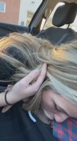 Amateur Blowjob Car Exhibitionist gif