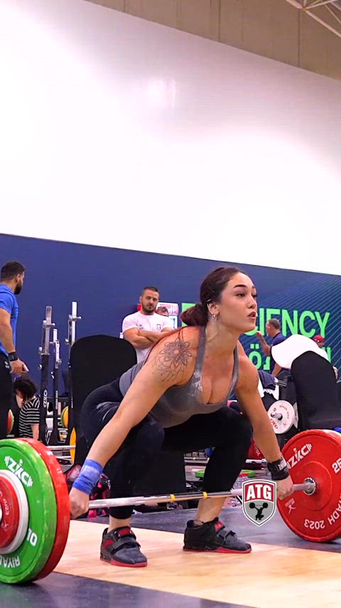 Italian weightlifter Giulia Miserendino