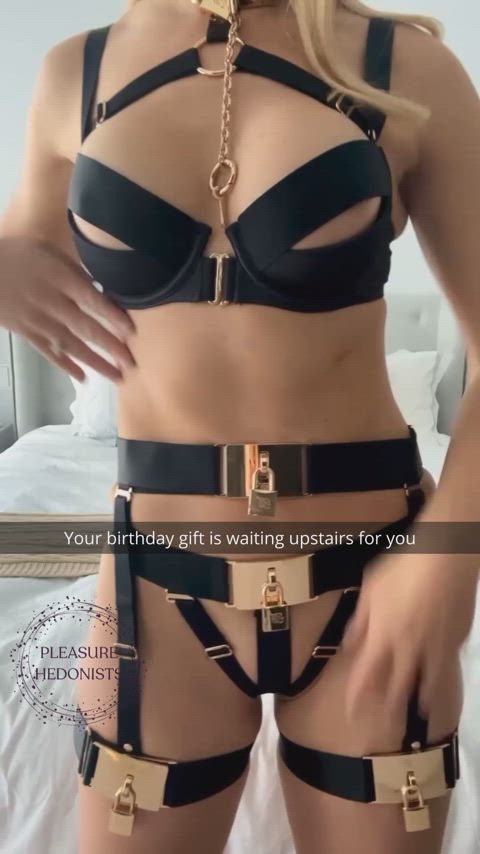 birthday caption cuckquean kinky lingerie wife captions snapchat-captions gif