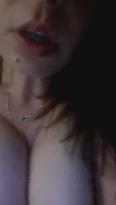 Big Tits French Masturbating gif