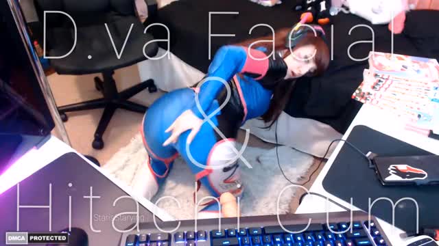 D.va Ep. 1 BlowJob  StarisStarving.ManyVids.com