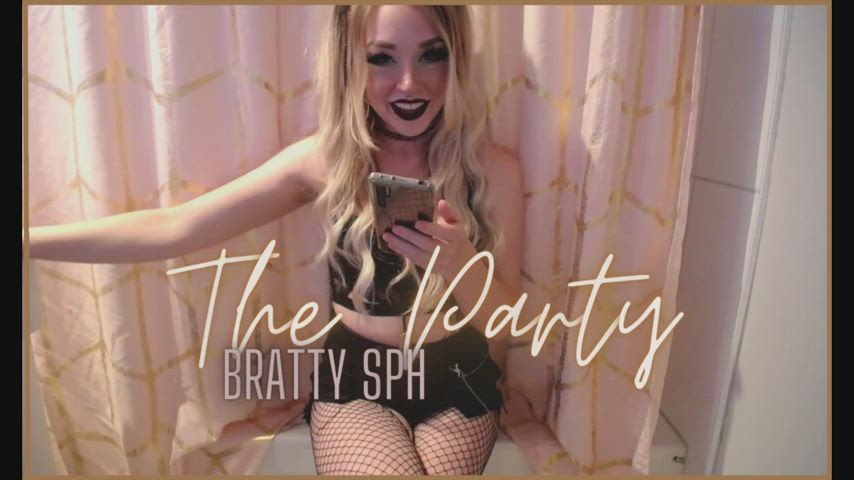 blonde dominatrix domme femdom humiliation joi pov r/sph gif