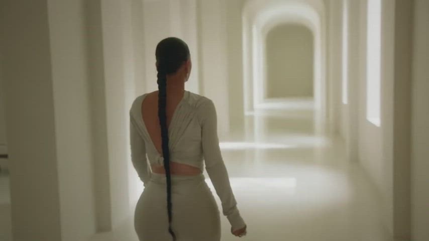 Kim's Ass in a Tight Dress