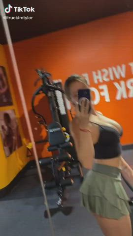 Ass Gym Shaking TikTok gif