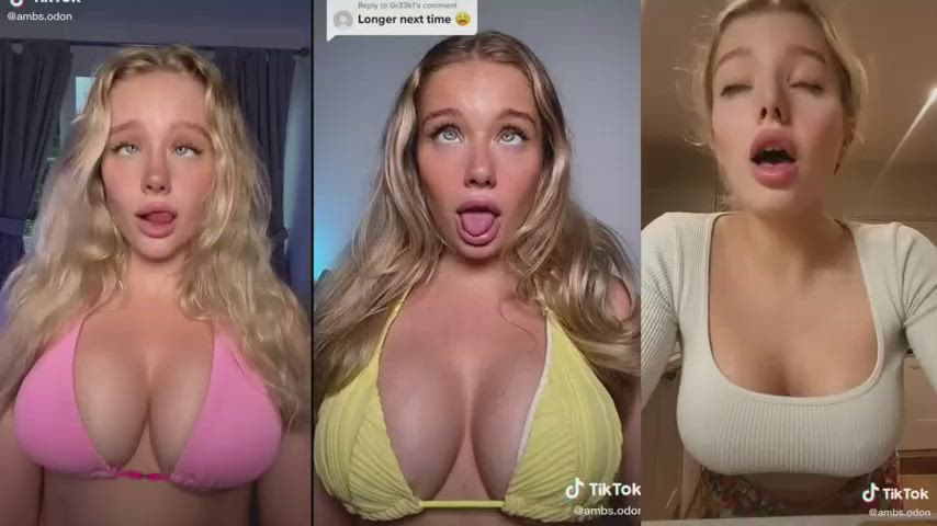 ahegao babe blonde college huge tits loop pmv tits gif